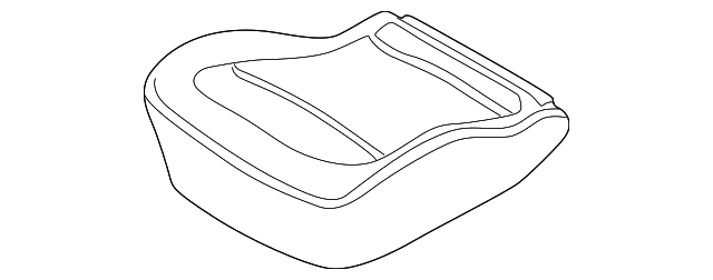 52-10-2-693-070 SEAT CUSHION PAD, RIGHT