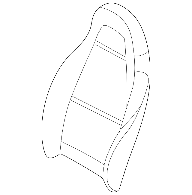 52-10-2-693-085 SEAT BACK PAD, RIGHT