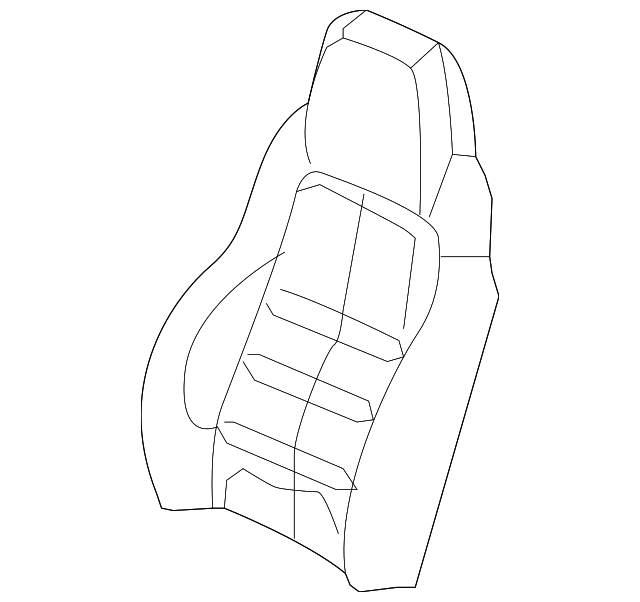 19124914 Деталь SEAT BACK COVER