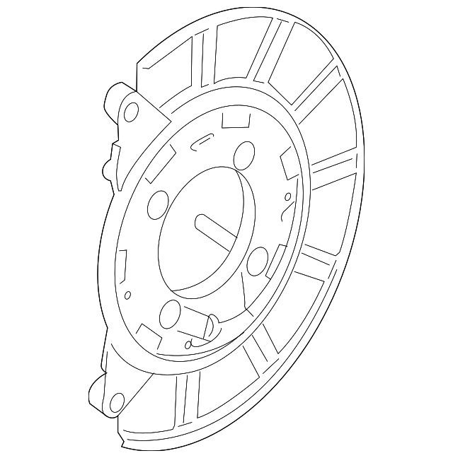 44020-1PA1B Деталь BACKING PLATE, RIGHT