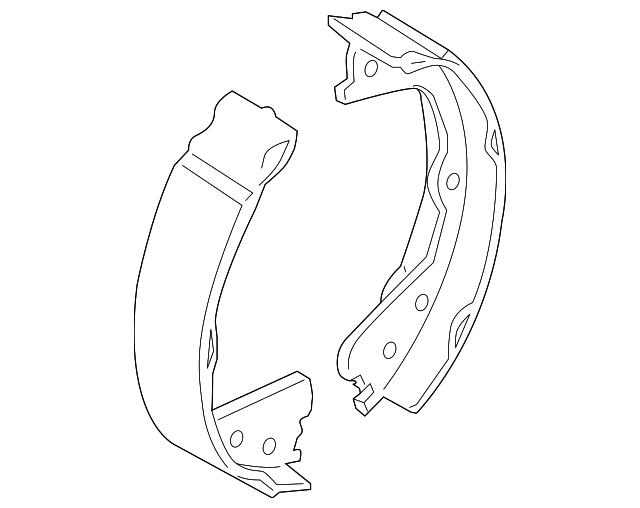 44060-1PA0B Деталь PARK BRAKE SHOES, RIGHT