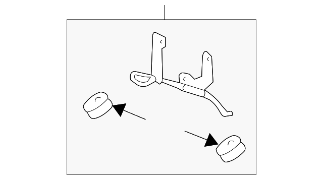 25902027 Деталь MUFFLER & PIPE HANGER, LEFT
