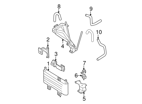 Pathfinder TRANS OIL COOLER