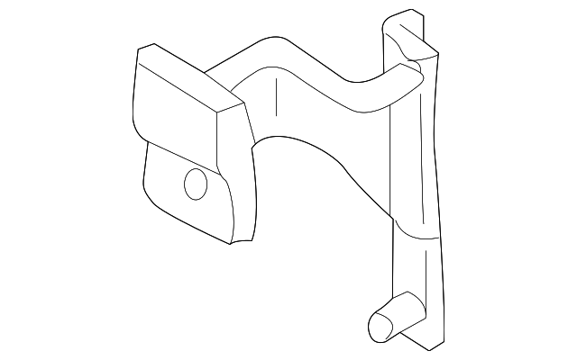 21613-0W000 Деталь TRANS COOLER BRACKET, RIGHT