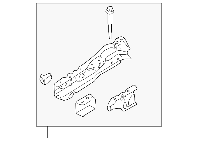B25H53310D Деталь INNER RAIL, RIGHT