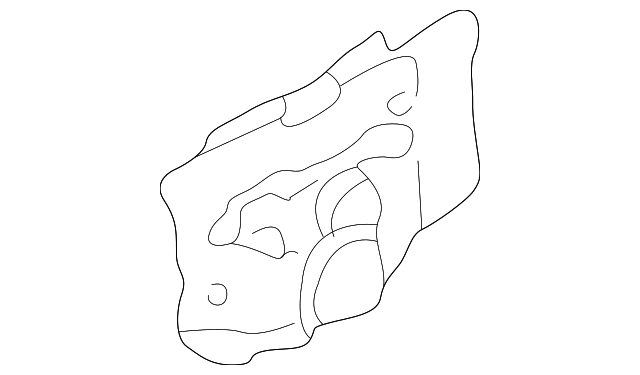 B25D53281 Деталь REINFORCEMENT, RIGHT