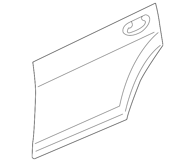 5074264AA Деталь OUTER PANEL, RIGHT