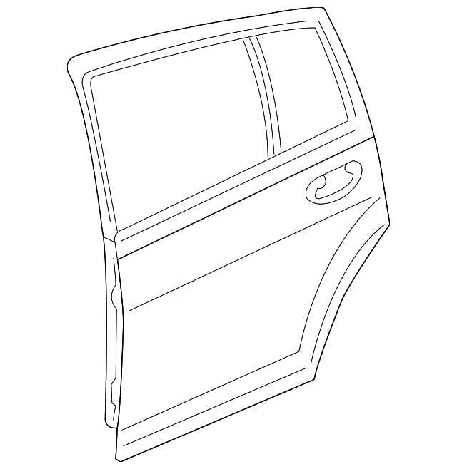 5074162AG Деталь DOOR SHELL, RIGHT