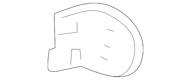 61505-17011 Деталь STRIKER RETAINER, RIGHT
