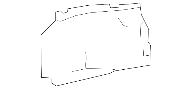 61633-17904 Деталь WHEELHOUSE, RIGHT