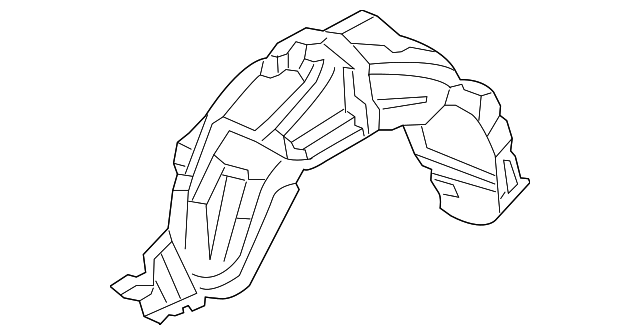 65637-17020 Деталь LINER, RIGHT