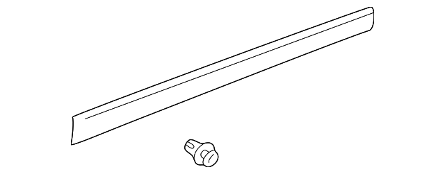 75735-52020 Деталь LOWER MOLDING, RIGHT