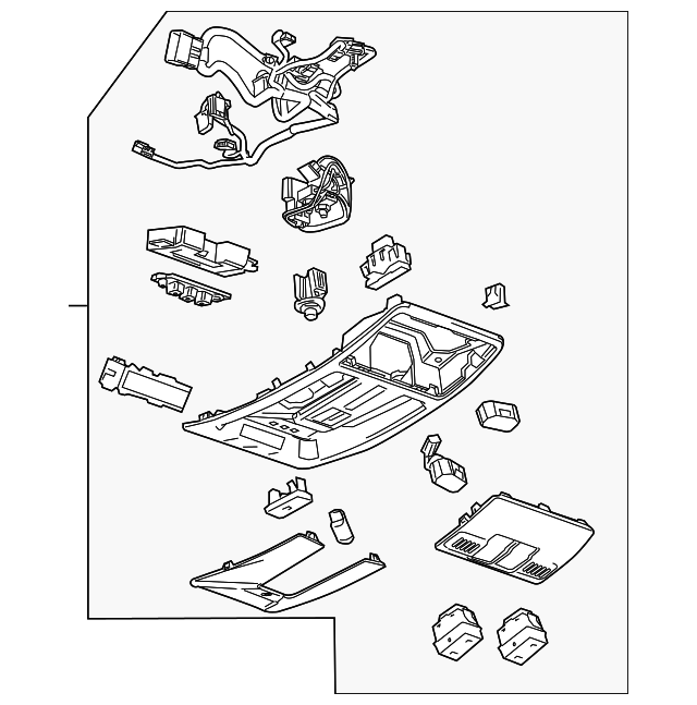 22893124 OVERHEAD CONSOLE