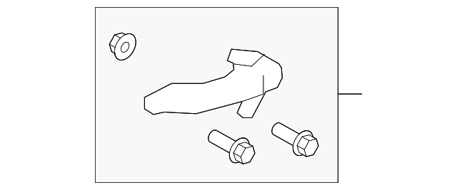 69204-52050 HANDLE BASE, LEFT