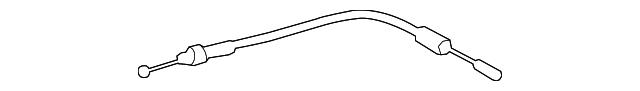 69730-52130 LOCK CABLE, RIGHT