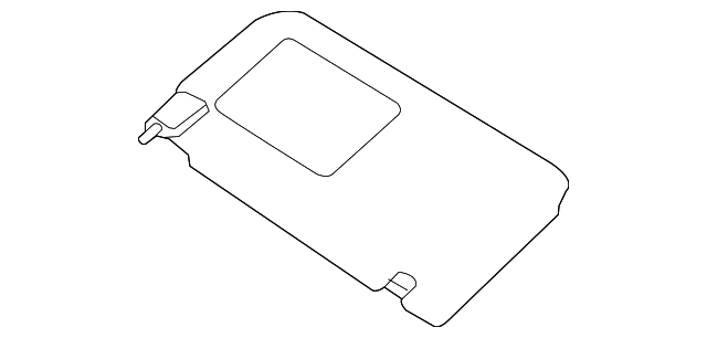 85202-1W401HCS SUNVISOR, RIGHT