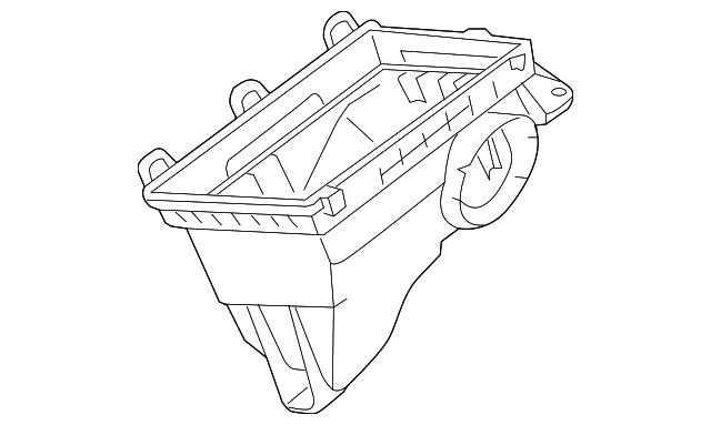 1372082Z00 Деталь AIR CLEANER BODY