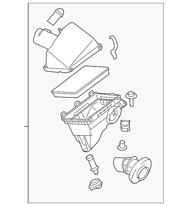 1370082Z00 Деталь AIR CLEANER ASSY