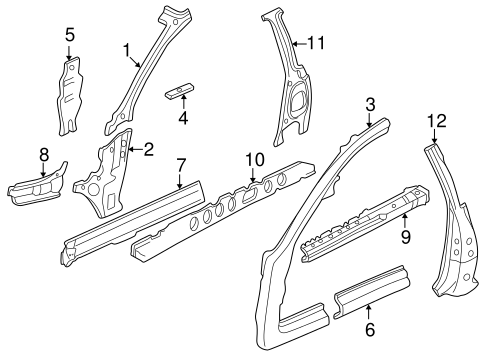 Impreza HINGE PILLAR