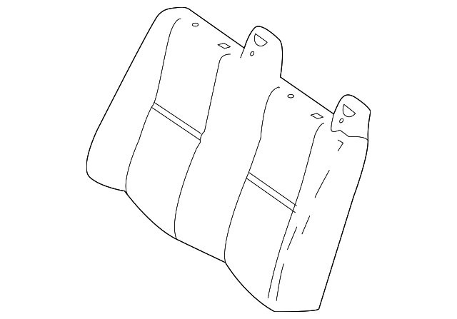 00095108219J86 Деталь SEAT BACK