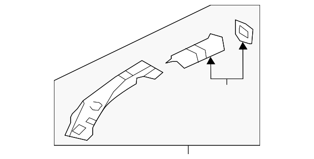 52150FG2219P Деталь UPPER RAIL ASSY, RIGHT