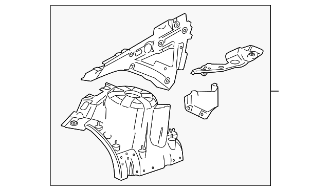 22859184 Деталь APRON ASSY, LEFT