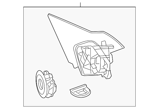 76258-T2F-A11 Деталь BRACKET, L. BASE (R.C.)
