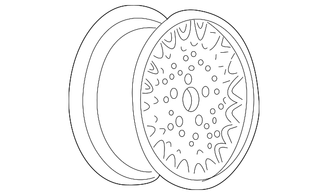 12361599 WHEEL, ALLOY