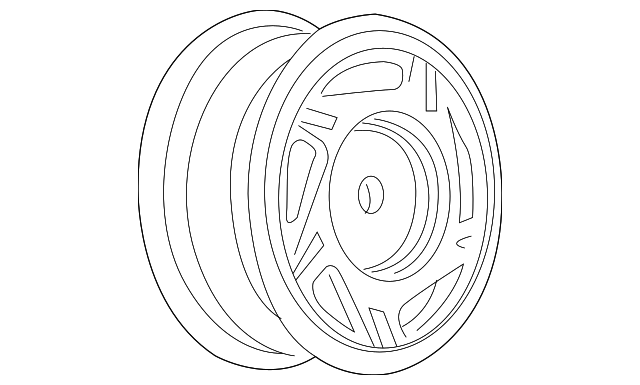 12365473 WHEEL, ALLOY