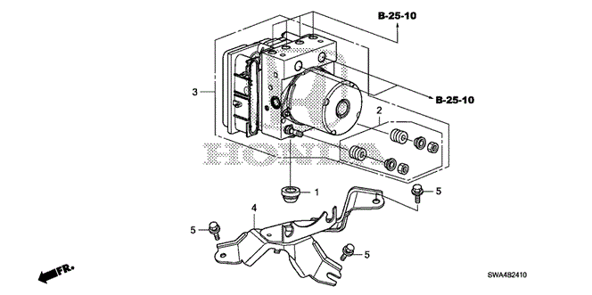 CHASSIS/VSA MODULATOR for 2008 Honda CR-V #1