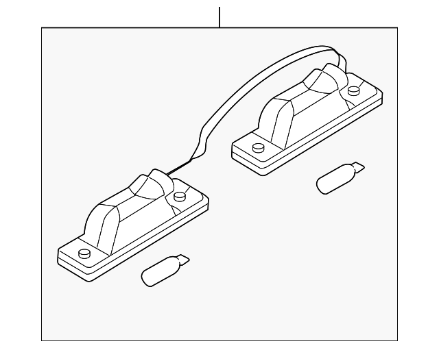 3591085Z00 Деталь LICENSE LAMP, LEFT