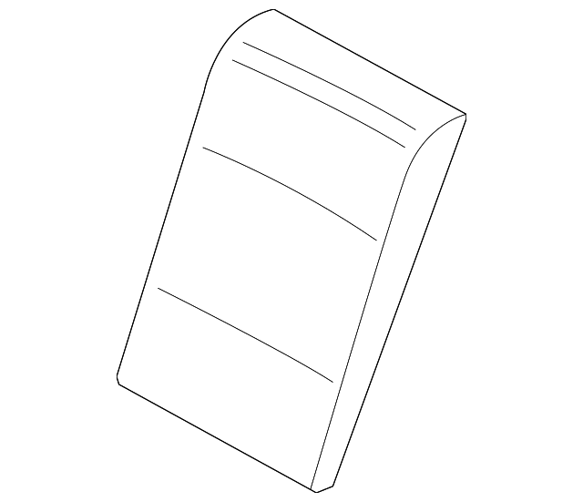 52207256820 SEAT BACK COVER, RIGHT