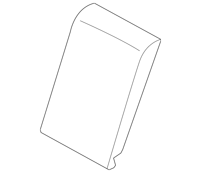 52-20-7-235-440 SEAT BACK PAD, RIGHT