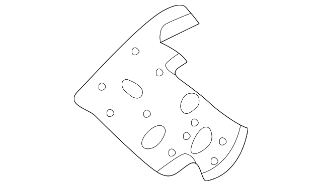 65551-2D500 Деталь SEAT BELT REINF, LEFT