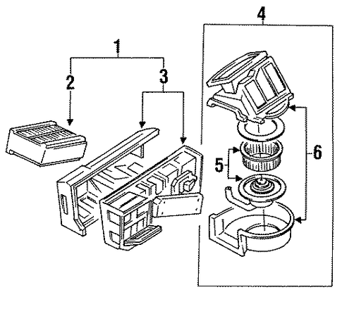 Pickup BLOWER MOTOR & FAN