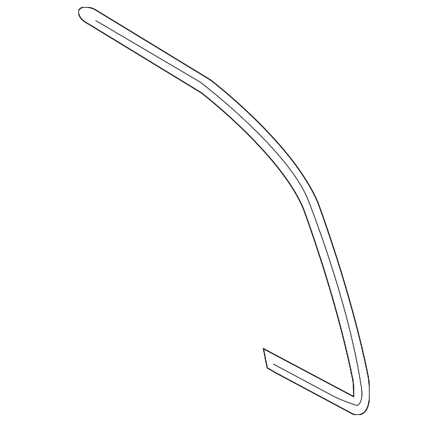 GM9E-50-899 Деталь WEATHERSTRIP, RIGHT