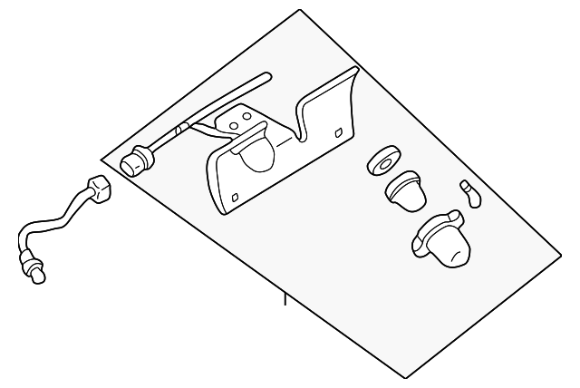5974779 Деталь LICENSE LAMP