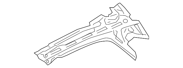 4E4-817-911-B Деталь REAR REINF, LEFT