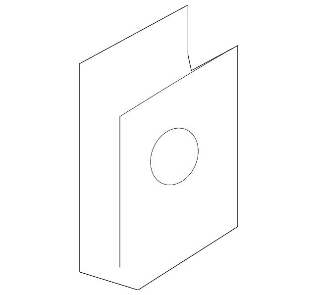 68010398AA CENTER PANEL CLIP