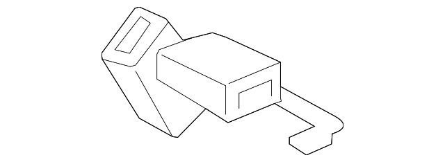 89840-1W000HU BUCKLE, RIGHT