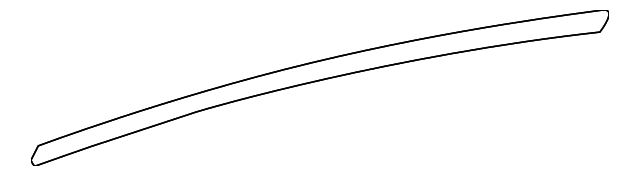 87210-3C010XX Деталь ROOF MOLDING, LEFT