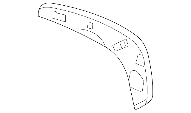 87961-0R080 Деталь MIRROR GLASS, LEFT