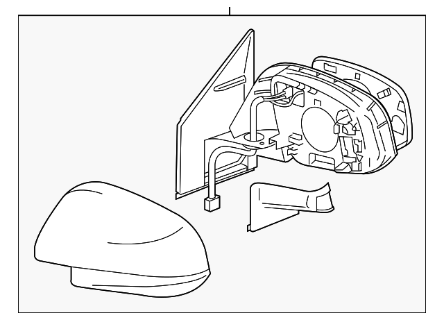 87940-0R080 Деталь MIRROR ASSY, LEFT