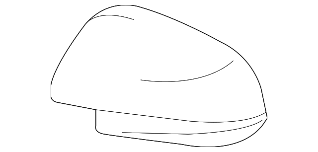 87915-42150 Деталь MIRROR COVER, RIGHT