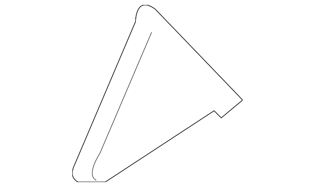 83830-3S000 CORNER MOLDING, LEFT