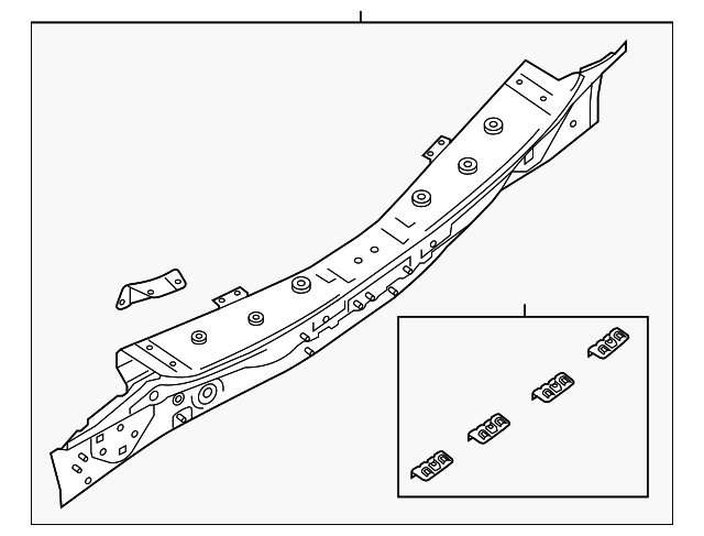 G9110-4BAMA Деталь REAR BODY PANEL