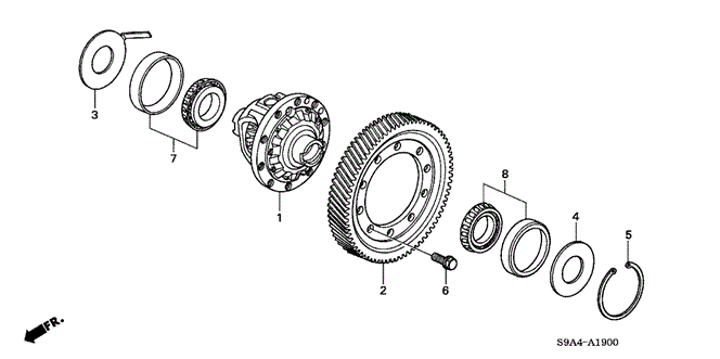 CR-V AT DIFFERENTIAL (2WD) (5AT)
