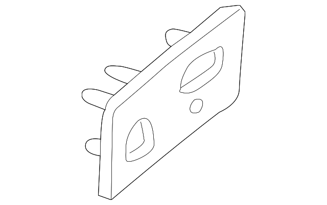 88935010 BEZEL, LEFT