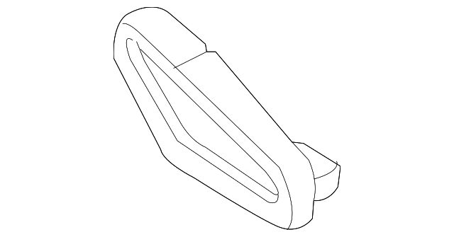 89310-3L000UP Деталь SEAT BELT GUIDE, LEFT
