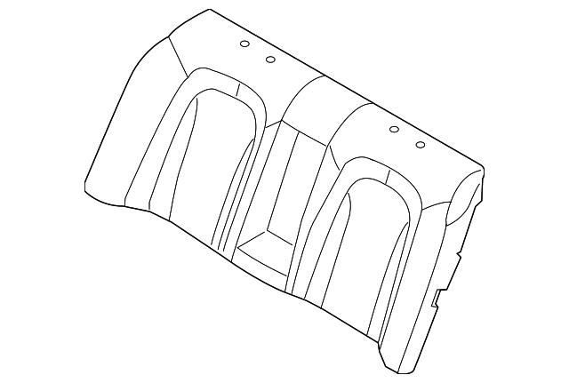 89360-4U030AWA Деталь SEAT BACK COVER